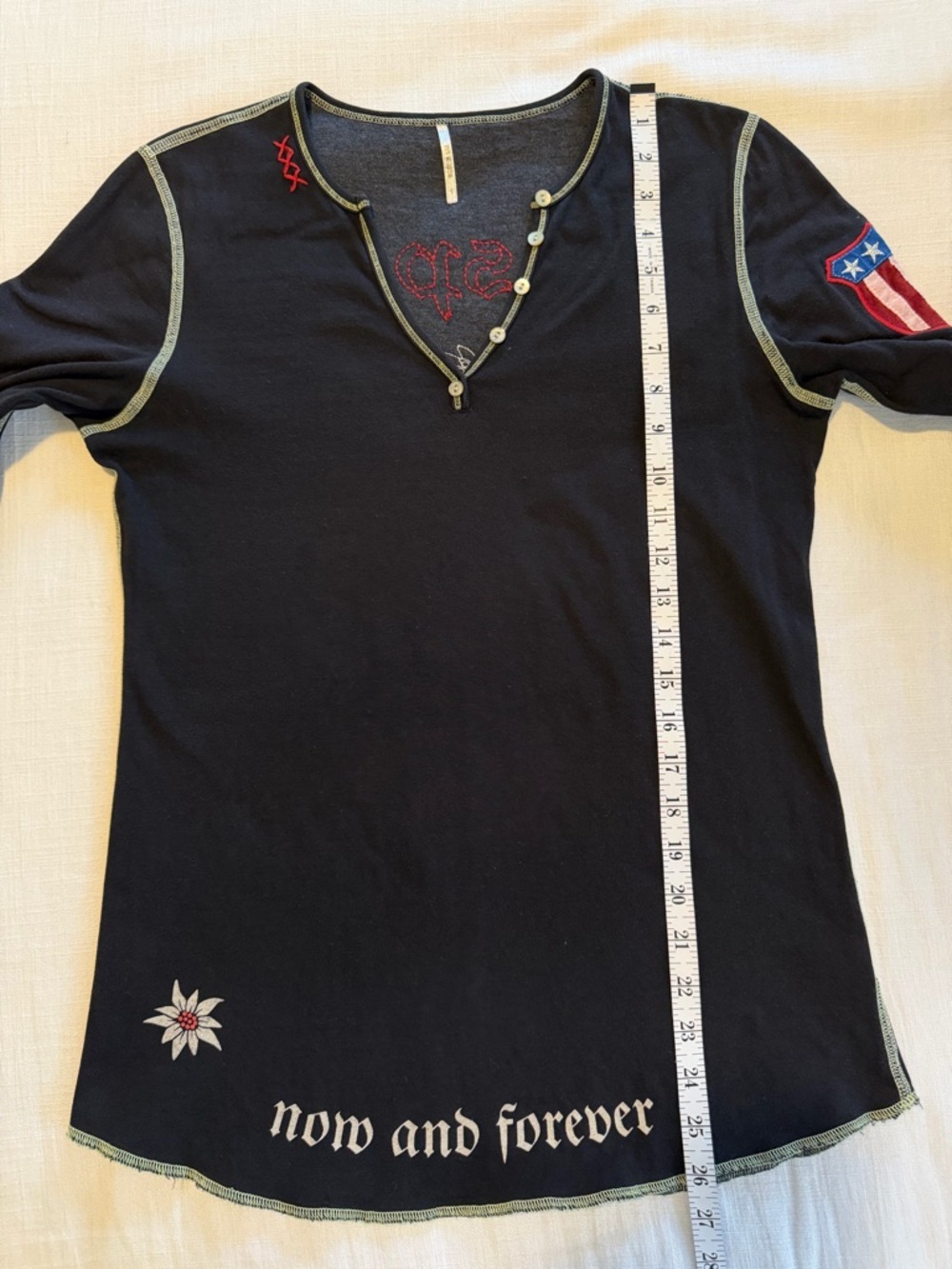 Alp N Rock Aspen Patchwork Long Sleeve Henley - Picture 11 of 13